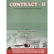 Shrutishreya Publication's Contract II for BA. LL.B & LL.B by Prof. Prakash K. Mokal